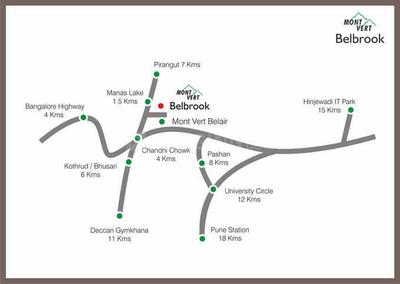 Project Image of 394.0 - 1212.0 Sq.ft 1 BHK Apartment for buy in Mont Vert Belbrook