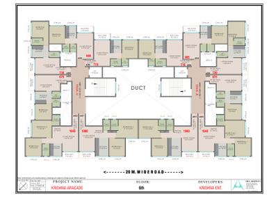 Project Image of 318.4 - 539.38 Sq.ft 1 BHK Apartment for buy in Krishna Arcade