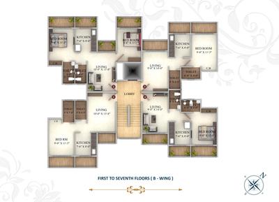 Project Image of 380.5 - 621.4 Sq.ft 1 BHK Apartment for buy in Precious Harmony Nx