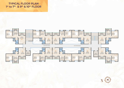 Project Image of 707.0 - 709.0 Sq.ft 2 BHK Apartment for buy in Hollyhock City