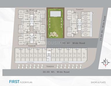 Project Image of 2050.0 - 2300.0 Sq.ft 3 BHK Apartment for buy in Ashwamegh Avenue