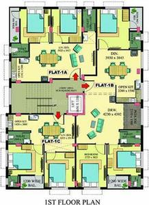 Project Image of 536.0 - 1072.0 Sq.ft 2 BHK Apartment for buy in MBS Roofs And Greens Royal Residency