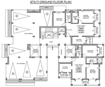 Project Image of 663.0 - 694.0 Sq.ft 2 BHK Apartment for buy in B&F Woods