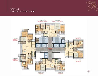 Project Image of 623.0 - 1101.0 Sq.ft 2 BHK Apartment for buy in N Rose Northern Hills