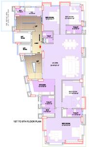 Project Image of 0.0 - 3275.0 Sq.ft 4 BHK Apartment for buy in Swastic Mitra Tower