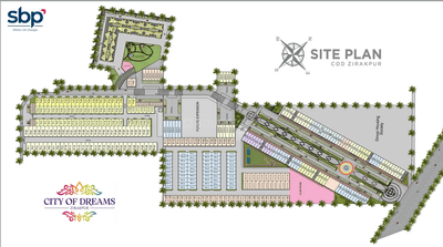 Project Image of 350.0 - 623.0 Sq.ft 1 BHK Apartment for buy in SBP City Of Dreams 2
