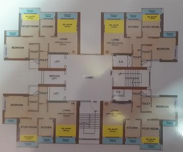 Project Image of 486.0 - 1016.54 Sq.ft 2 BHK Apartment for buy in Clan City Turquoise