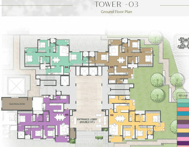 Project Image of 1790.0 - 2575.0 Sq.ft 3 BHK Apartment for buy in Prestige Elm Park