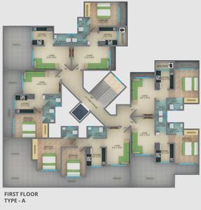 Project Image of 407.0 - 557.0 Sq.ft 1 BHK Apartment for buy in Kotak Kotak Royale Phase 1