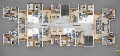 Project Image of 400.0 - 530.0 Sq.ft 1 BHK Apartment for buy in La Centrum
