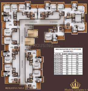 Project Image of 576.0 - 1332.0 Sq.ft 1 BHK Apartment for buy in Al Hamd Madina Complex Phase 2