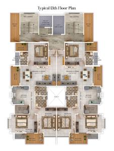 Project Image of 1778.0 - 3660.0 Sq.ft 3 BHK Apartment for buy in Landmarks Orchid Infinity