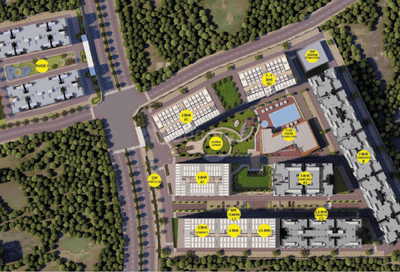 Project Image of 769.12 - 910.4 Sq.ft 2 BHK Apartment for buy in DB Pride 3