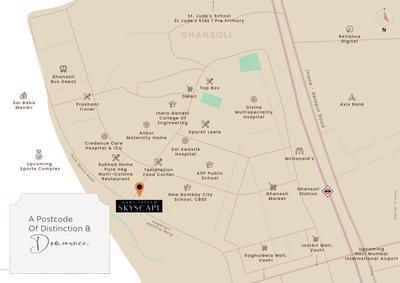 Project Image of 0.0 - 1644.0 Sq.ft 3 BHK Apartment for buy in Gami Satyam Skyscape