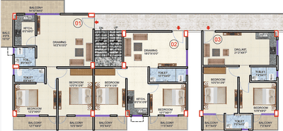 Project Image of 550.0 - 1015.0 Sq.ft 2 BHK Apartment for buy in Ashirwad IOB Galaxy Phase II