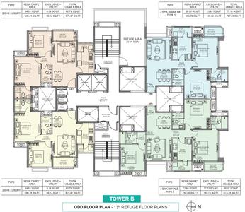 Project Image of 586.74 - 794.16 Sq.ft 2 BHK Apartment for buy in Peninsula Serenity At Ashok Astoria