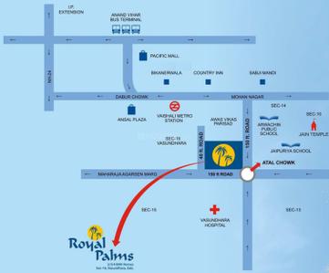 Project Image of 1150.0 - 1985.0 Sq.ft 2 BHK Apartment for buy in Sarvottam KSN Royal Palms