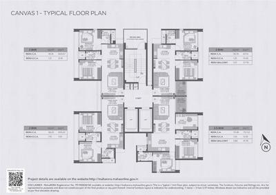 Project Image of 605.25 - 850.03 Sq.ft 2 BHK Apartment for buy in Shapoorji Pallonji The Canvas Residences