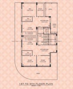Project Image of 404.72 - 435.4 Sq.ft 1.5 BHK Apartment for buy in Labh Appartment