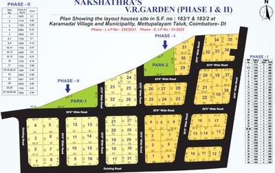 Project Image of 850.0 - 2802.0 Sq.ft Residential Plot Plot for buy in Nakshathras VR Garden Phase 2
