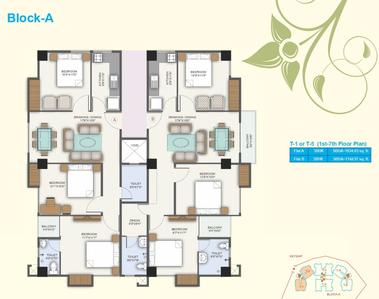 Project Image of 778.0 - 1626.1 Sq.ft 2 BHK Apartment for buy in South City