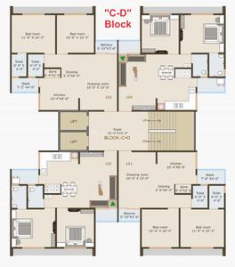 Project Image of 525.6 - 1566.0 Sq.ft 2 BHK Apartment for buy in Vrunda Victoria Heaven