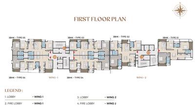Project Image of 1162.0 - 1355.0 Sq.ft 3 BHK Apartment for buy in Vrise The Loft