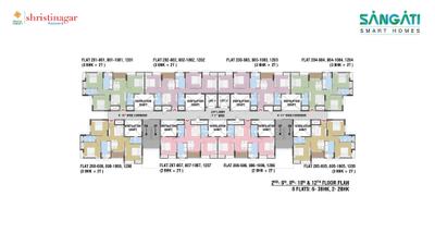 Project Image of 646.0 - 1004.0 Sq.ft 1 BHK Apartment for buy in Sangati Phase 1