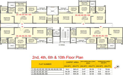 Project Image of 516.0 - 576.0 Sq.ft 2 BHK Apartment for buy in Gaikwad Miro