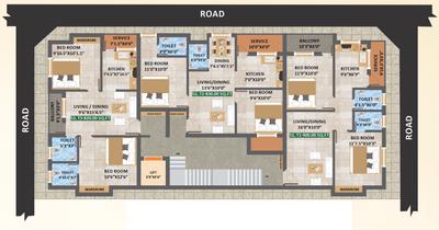 Project Image of 820.0 - 1310.0 Sq.ft 2 BHK Apartment for buy in Elegance