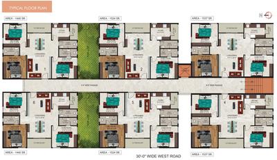 Project Image of 1008.0 - 1075.9 Sq.ft 3 BHK Apartment for buy in Gardenia