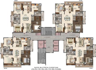 Project Image of 1920.0 - 3875.0 Sq.ft 3 BHK Apartment for buy in Aparna Sarovar Grande
