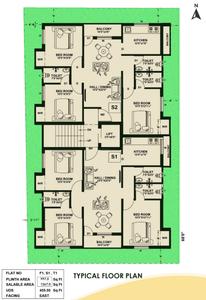 Project Image of 0.0 - 1267.0 Sq.ft 3 BHK Apartment for buy in Raja Royal Tower