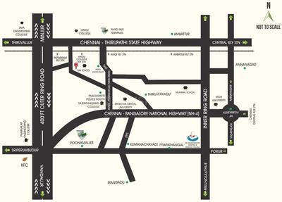 Sunshine Udayam Location Plan 1
