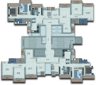 Project Image of 380.0 - 764.0 Sq.ft 1 BHK Apartment for buy in Provident Palm Vista