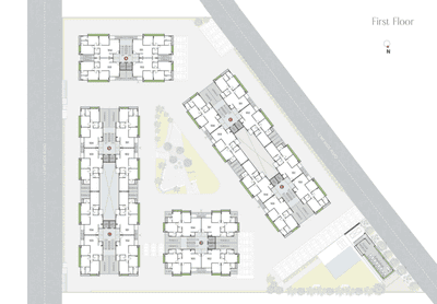 Project Image of 0.0 - 968.0 Sq.ft 3 BHK Apartment for buy in Satyamev Vista II