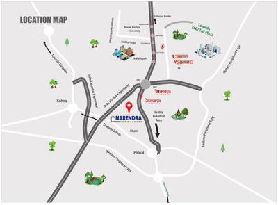 Narendra Town Square Location Plan 4