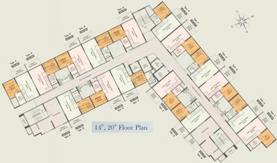 Project Image of 304.62 - 542.51 Sq.ft 1 BHK Apartment for buy in Gera Adara