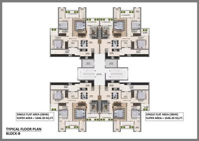 Project Image of 1700.0 - 1900.0 Sq.ft 3 BHK Apartment for buy in Aetro Heights