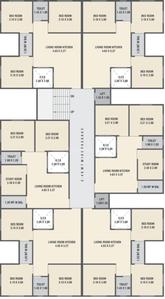 Sahajanand Elegance Cluster Plan 1