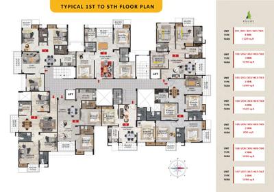 Project Image of 950.0 - 1525.0 Sq.ft 2 BHK Apartment for buy in Percept Greenland Heights