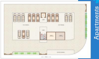 Project Image of 0.0 - 1040.0 Sq.ft 2 BHK Apartment for buy in Noble Ranwara Apartment