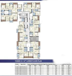 Project Image of 661.56 - 1996.18 Sq.ft 1.5 BHK Apartment for buy in Goel Newtown Ph 3 C Bldg