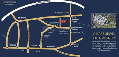 Project Image of 1160.0 - 1815.0 Sq.ft 2 BHK Apartment for buy in Aakruthi Arcadia