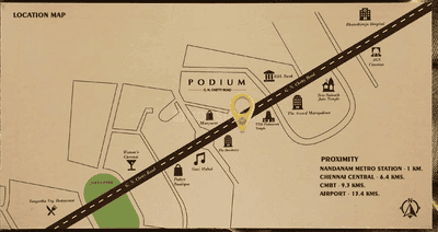 Project Image of 2133.0 - 3681.0 Sq.ft 3 BHK Apartment for buy in Lifestyle The Podium
