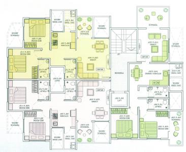 Project Image of 0.0 - 493.0 Sq.ft 2 BHK Apartment for buy in Dolhin Platina