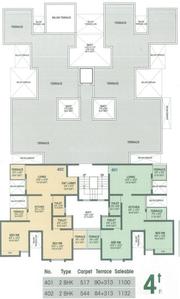 Project Image of 401.0 - 533.0 Sq.ft 1 BHK Apartment for buy in Samartha Rutugandh Residency