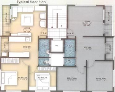 Rajashree Flora Cluster Plan 1