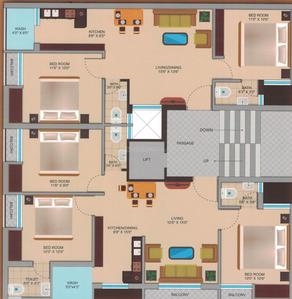 Project Image of 501.38 - 592.66 Sq.ft 2 BHK Apartment for buy in Shreeji Shivalay Palace