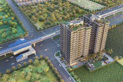 Project Image of 2925.0 - 3843.0 Sq.ft 3 BHK Apartment for buy in Hilltown The Overa
